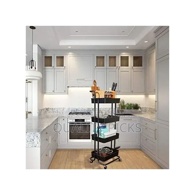 4 Tier Kitchen, Bedroom, Bathroom Storage Rack Basket