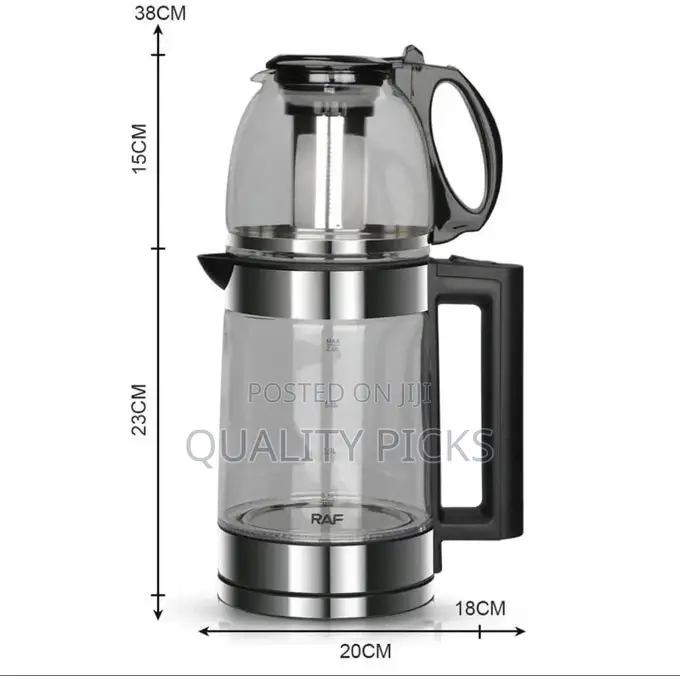 RAF Electric Kettle With Turkish Teapot European Set