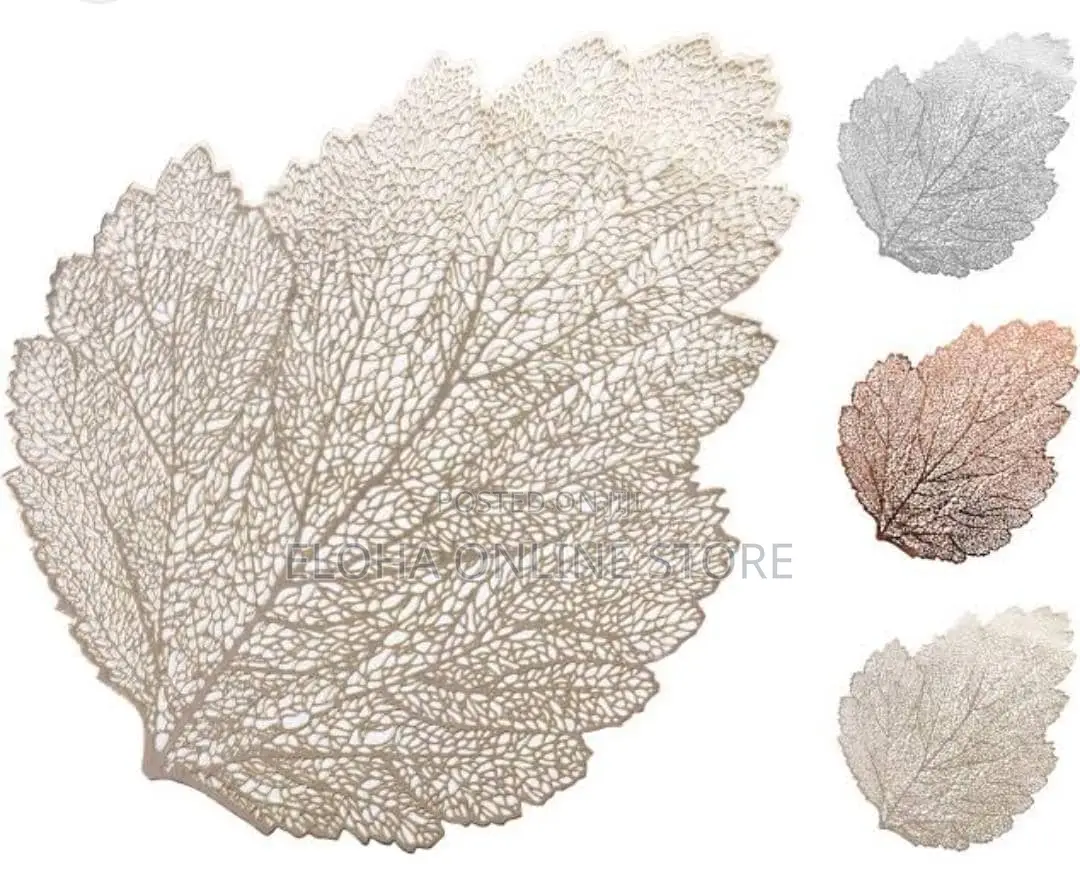 6 PCS Leaves Placemats for Dinner Table