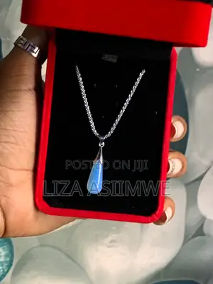 Blue Crystal Necklace