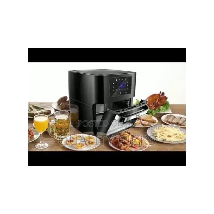 12L Digital Air Fryer Oven Toaster Rotisserie Grill
