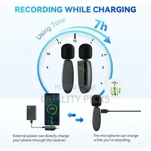 3 in 1 Mini Microphone Wireless Lavalier Microphones