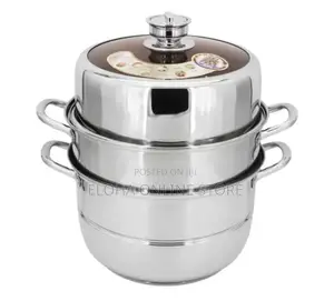 Stainless Steel Steamer Set 28cm 30cm 32cm High