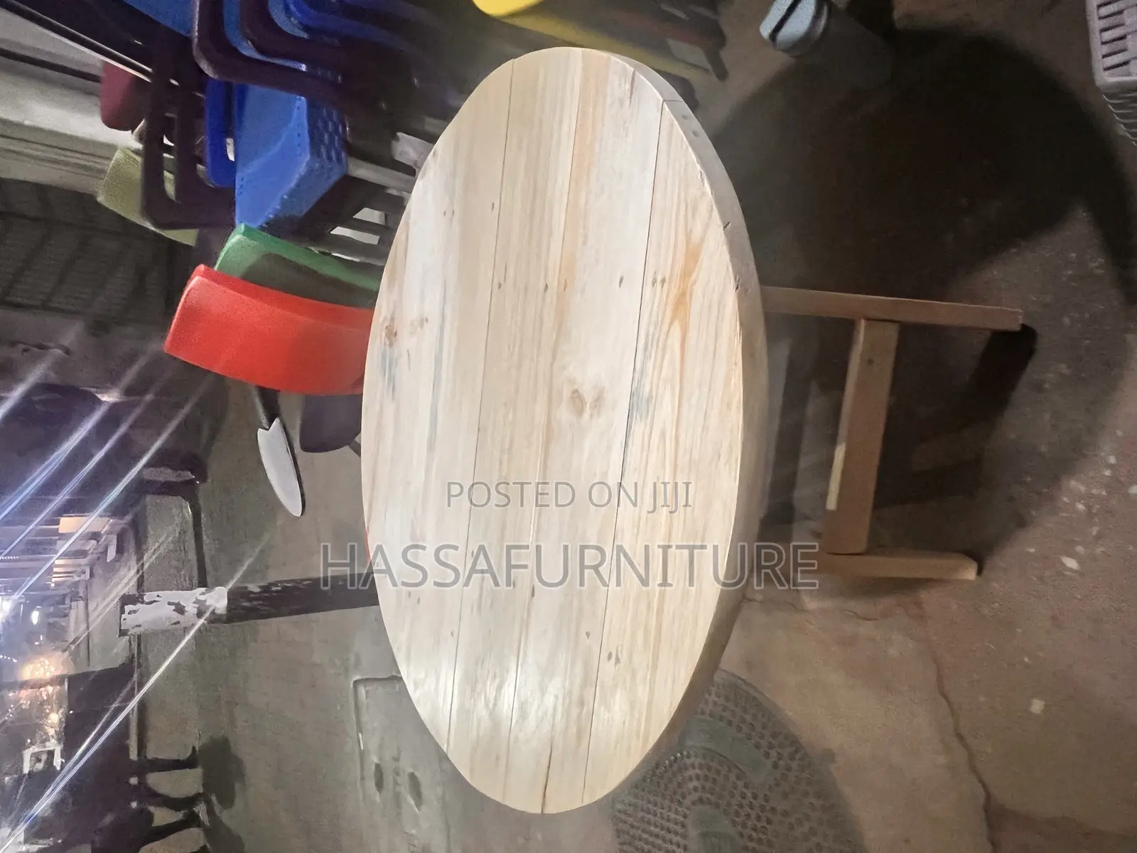 Foldable Wooden Table Mahogany