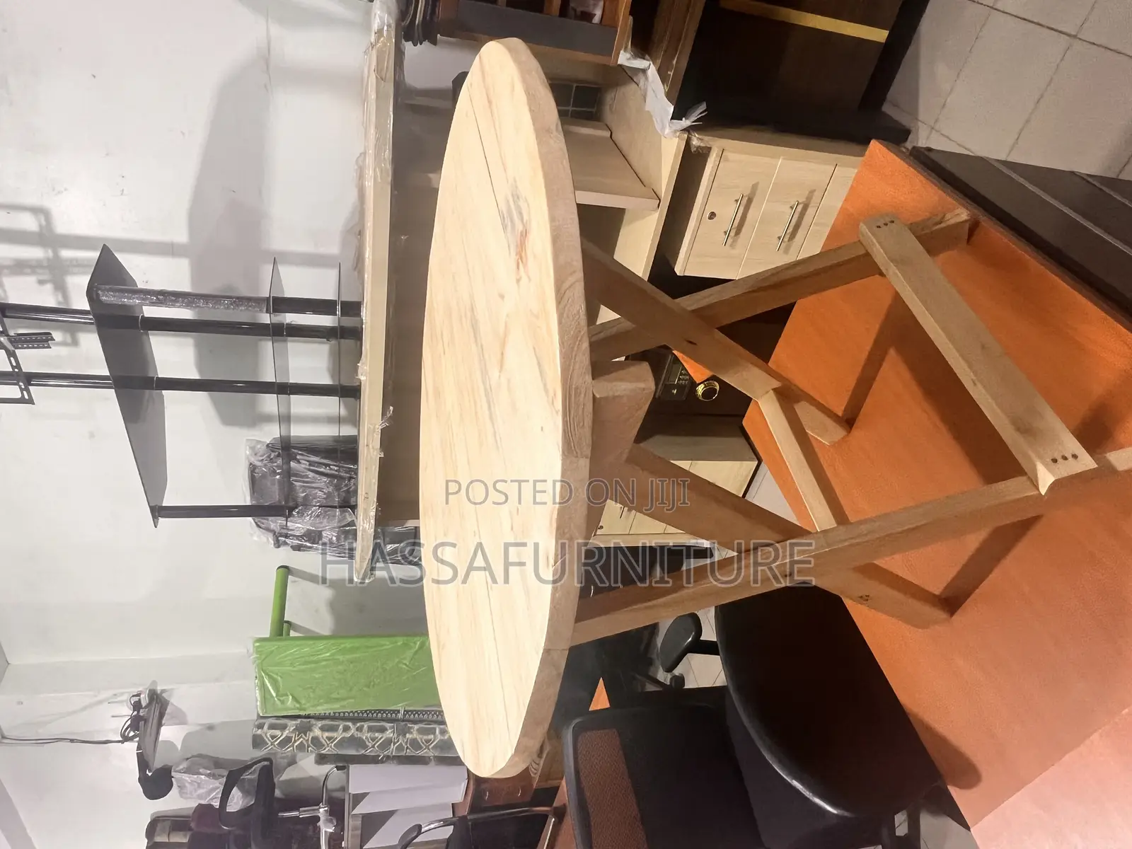 Foldable Wooden Table Mahogany
