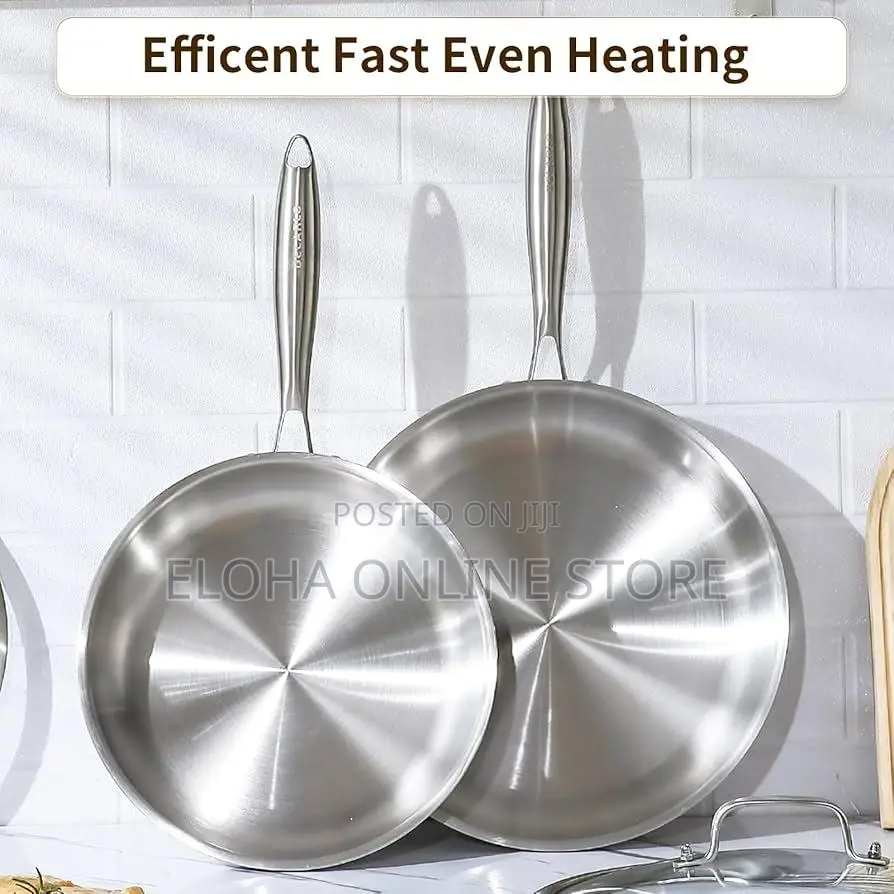 28cm Stainless Steel Frying Pan