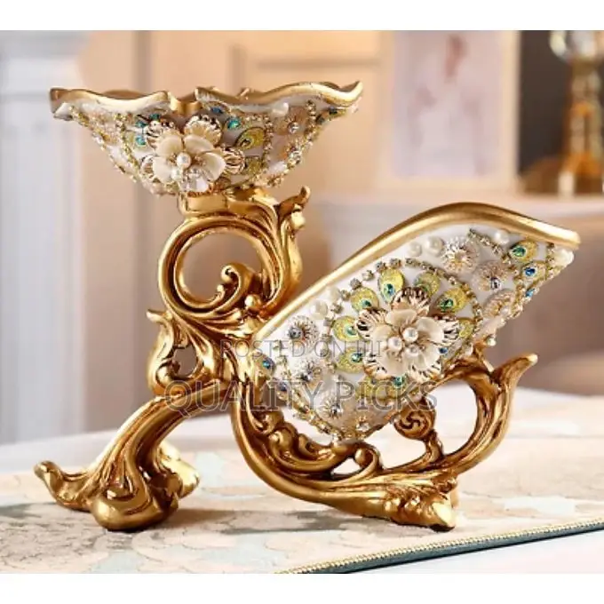 Wine Bottle Holder Floral Vintage Resin Home Glass Rack