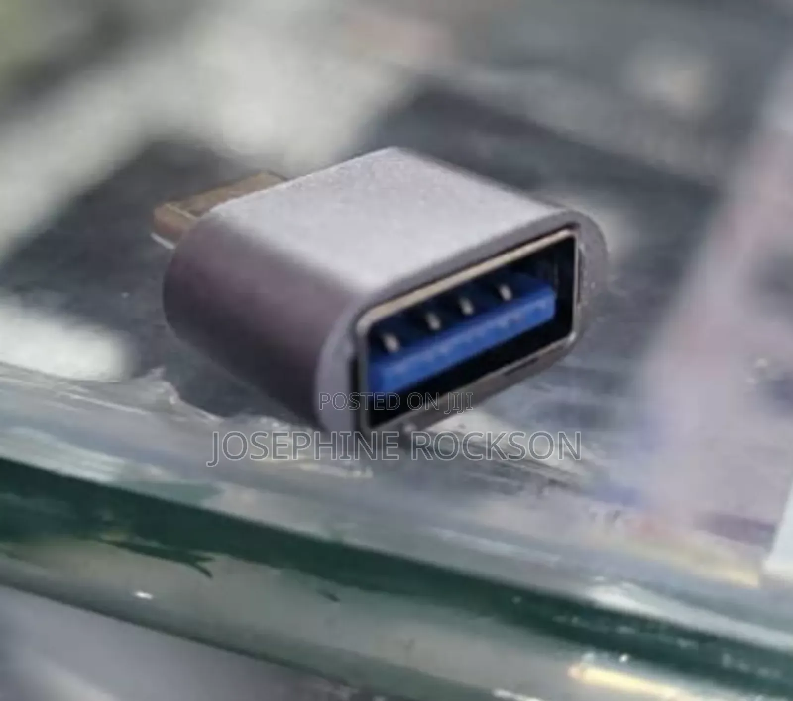 USB Type C Make to USB 2.0 Female OTG Data Adapter