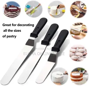 3 PCS Stainless Steel Icing Spatula