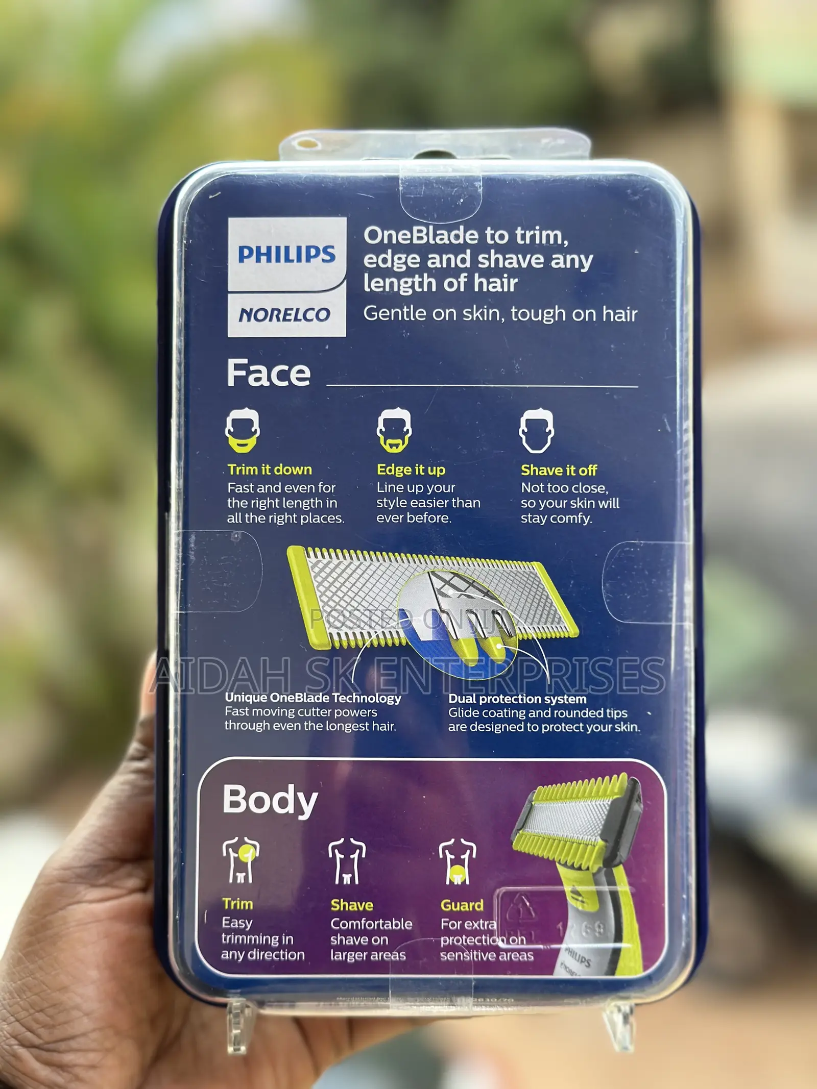 Philips Norelco Oneblade Face + Body Trimmer