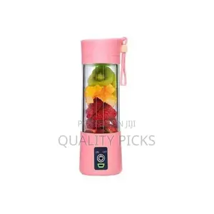 Portable and Rechargeable Blender 380ml- Multicolor