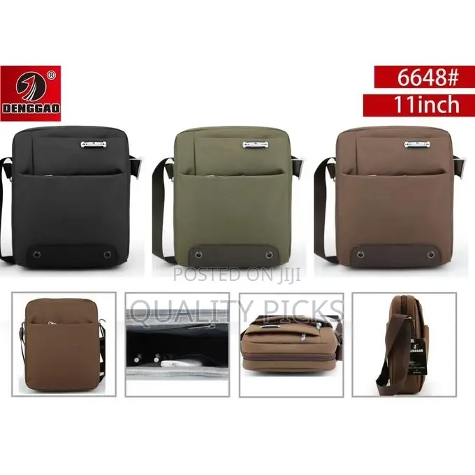 DENGGAO 1 Piece of 11 Inch Small Canvas Messenger Bag