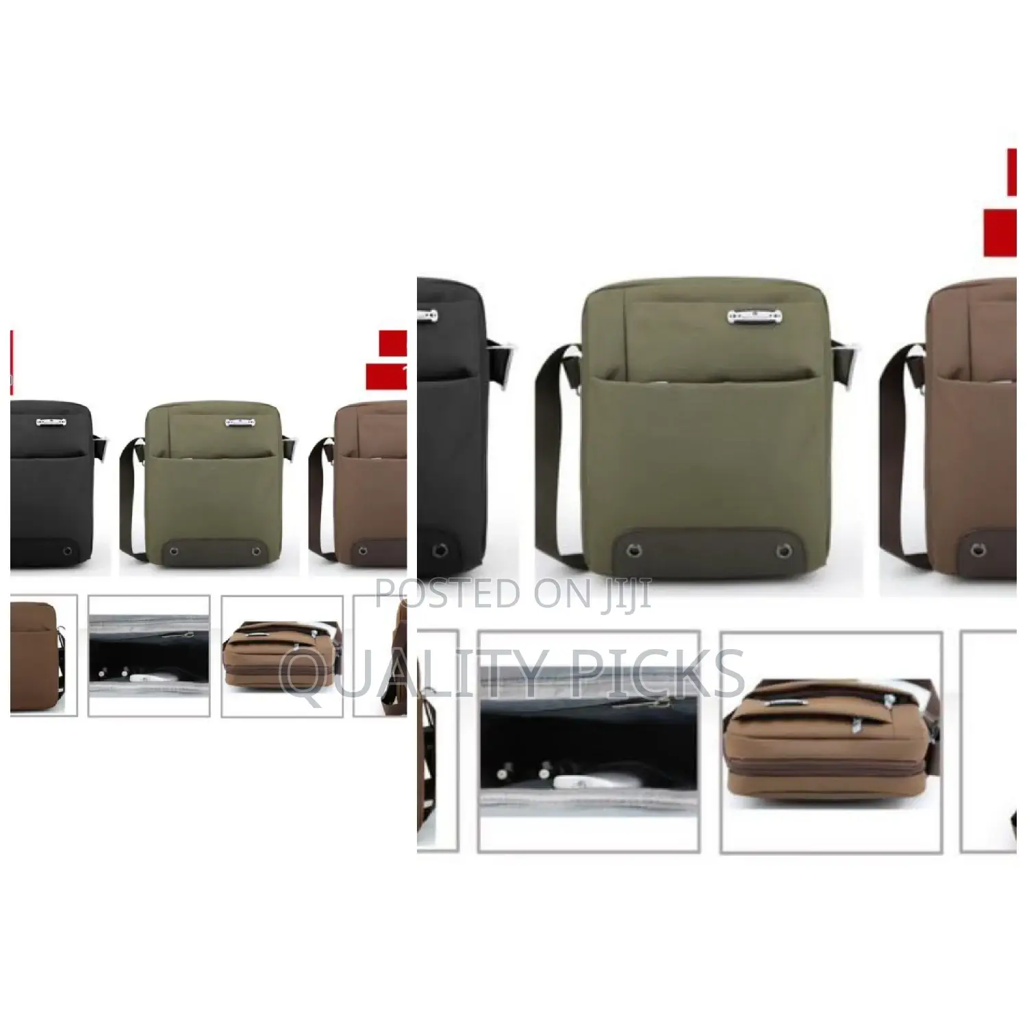 DENGGAO 1 Piece of 11 Inch Small Canvas Messenger Bag