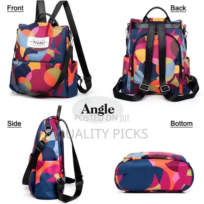 Ladies Backpack Bags Women Casual Waterproof - Multi Color