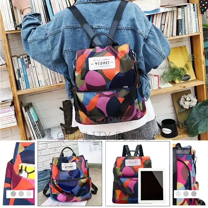 Ladies Backpack Bags Women Casual Waterproof - Multi Color