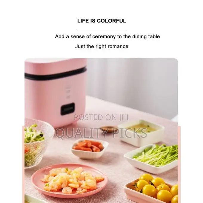 1.2L Rice Cooker Food Steamer Cooking Pot Non-Stick
