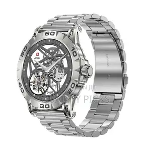 Swiss Military Dom 2 Smart Watch Metal Strap -Silver