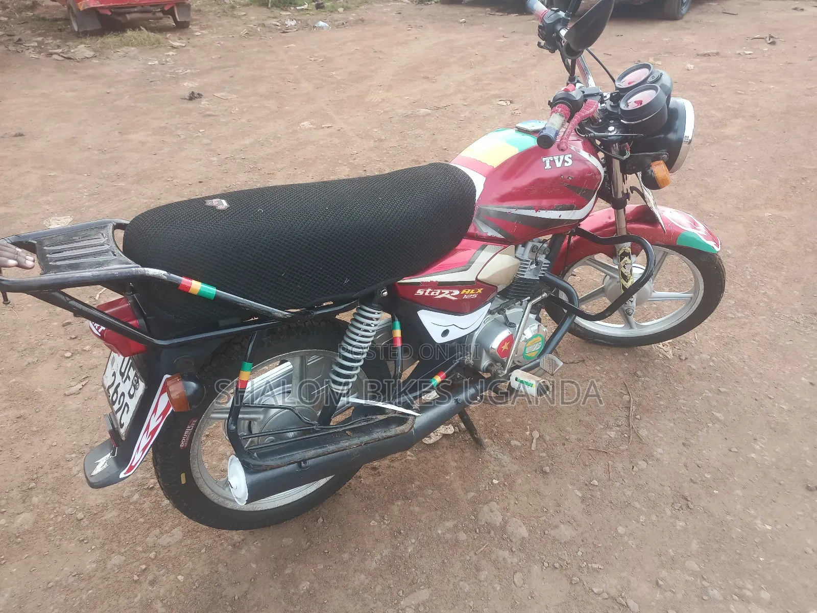 TVS HLX 125 2022 Red