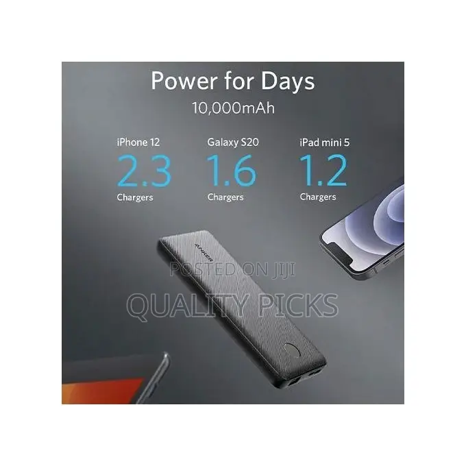 Anker Slim and Poweful Power Bank Powercore Slim