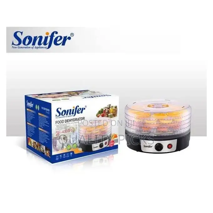 Sonifer Heating Plastic 5 Layers Electric Food Dehydrator