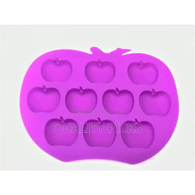 Apple Shape Silicone Mould Mold Ice Cube Tray Wax