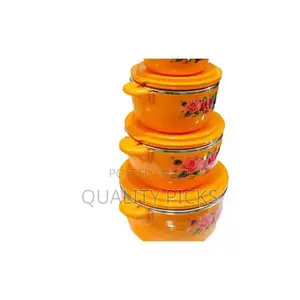 A Setof 4 Insulation Pots - Orange