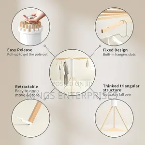 Foldable Clothes Drying Rack Tripod