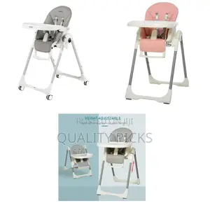 Foldable Baby High Chair Convertible Feeding Chair Height