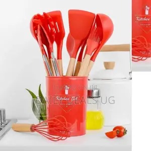Red Silicone Utensils