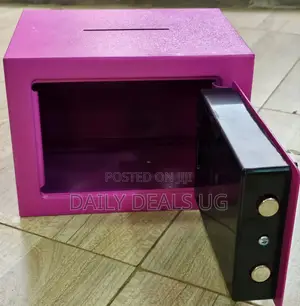 Pink Portable Cash Box
