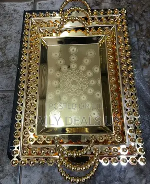 Metallic Tray Set