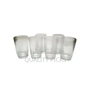 6 Pieces Glasses for Water and Juice-Transparent