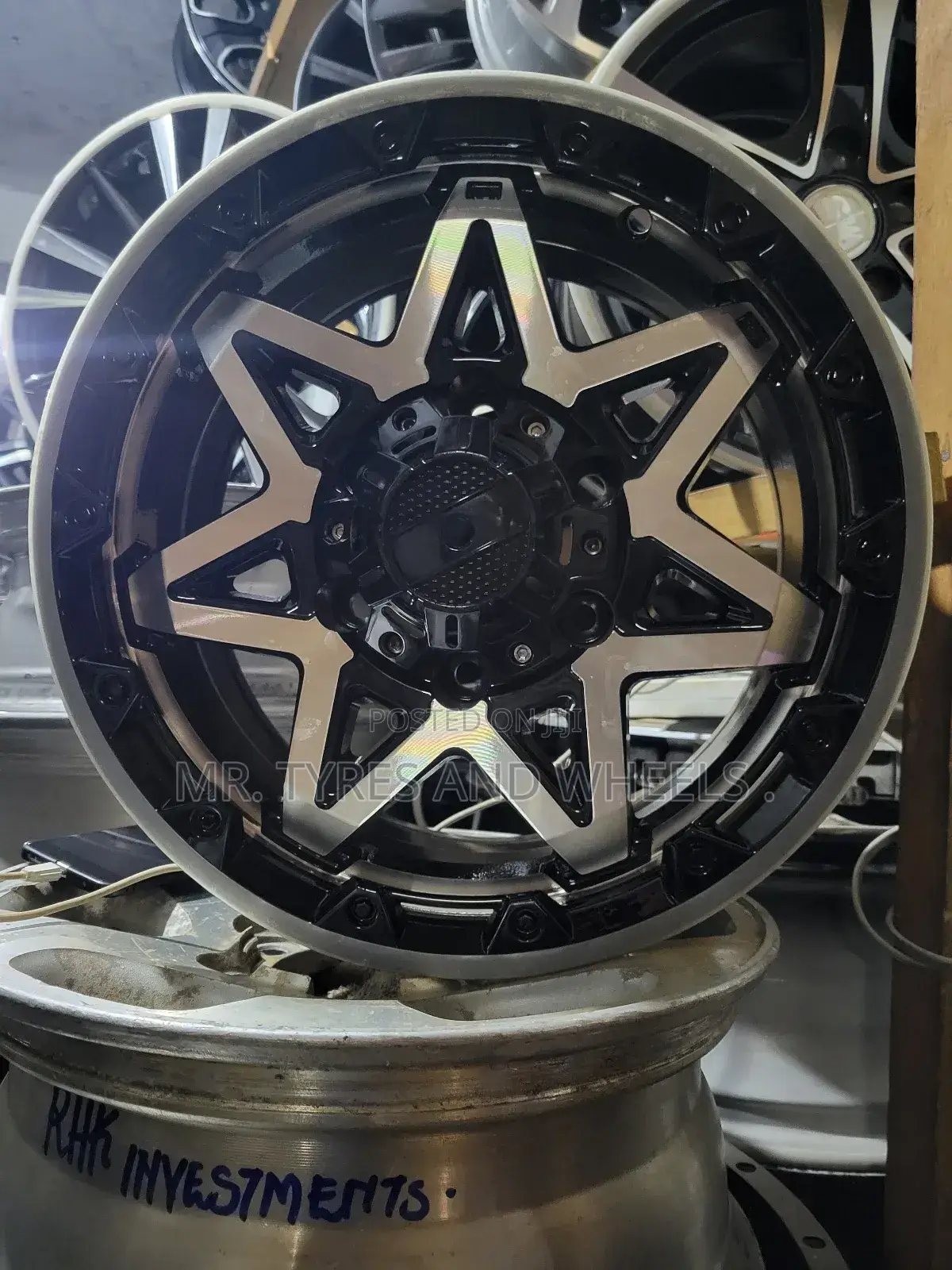 Brand New Rims Size 15 We Can Even Swap