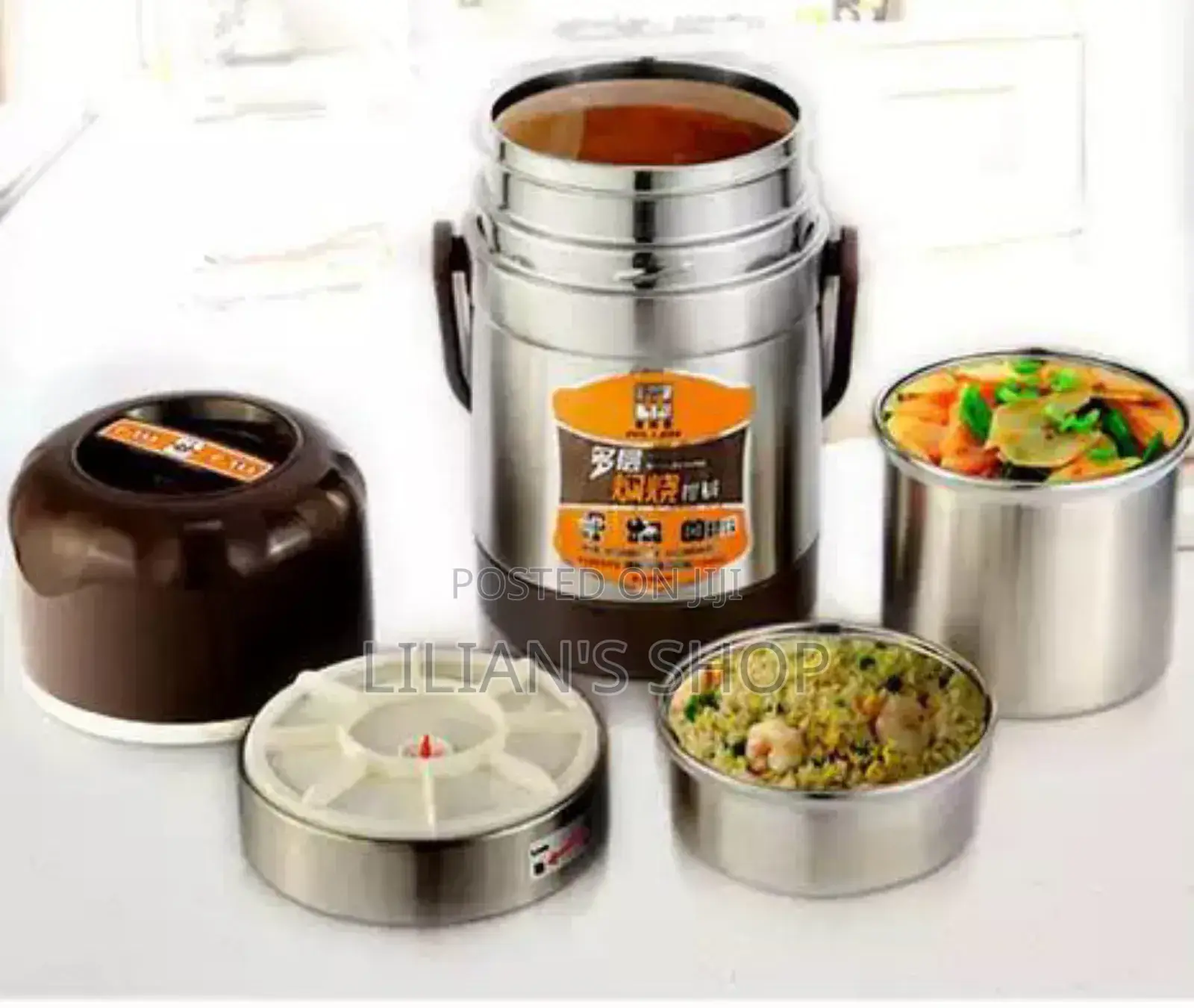 Unbreakable Steel Food Flask