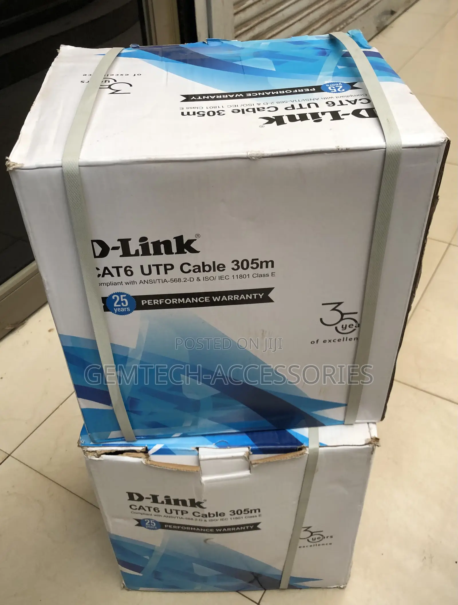 Dlink Cat 6 Roll Utp Original Cable Pure Copper