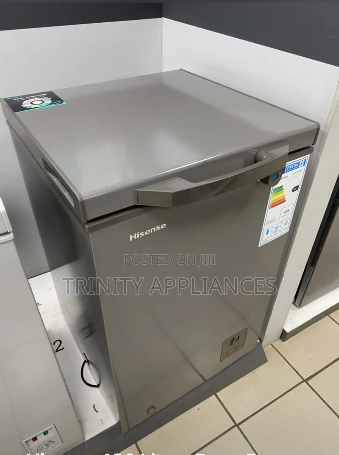 Hisense 130 Litres Deep/Chest Freezer-Fc13dt4st – Grey