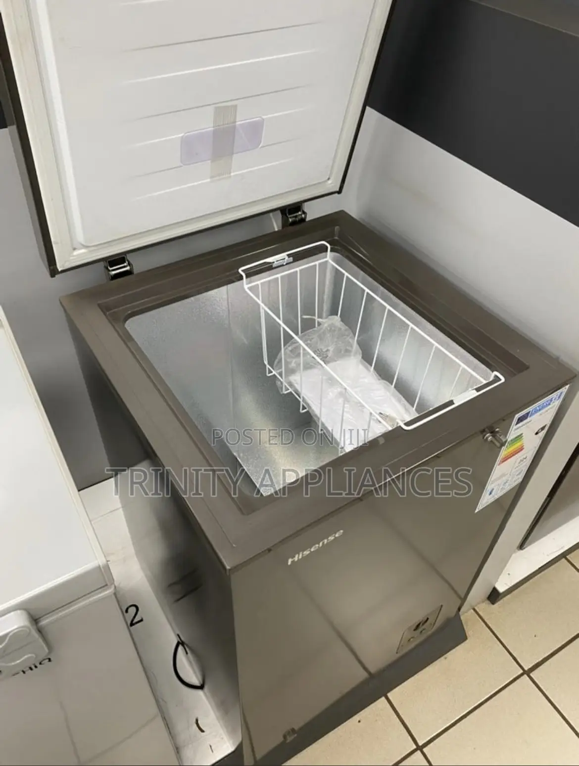 Hisense 130 Litres Deep/Chest Freezer-Fc13dt4st – Grey