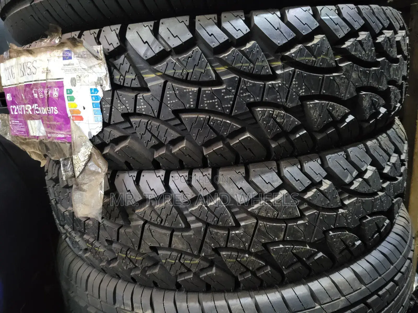 Brand New Tires 215 75 R15 in the Type of KINGBOOS.