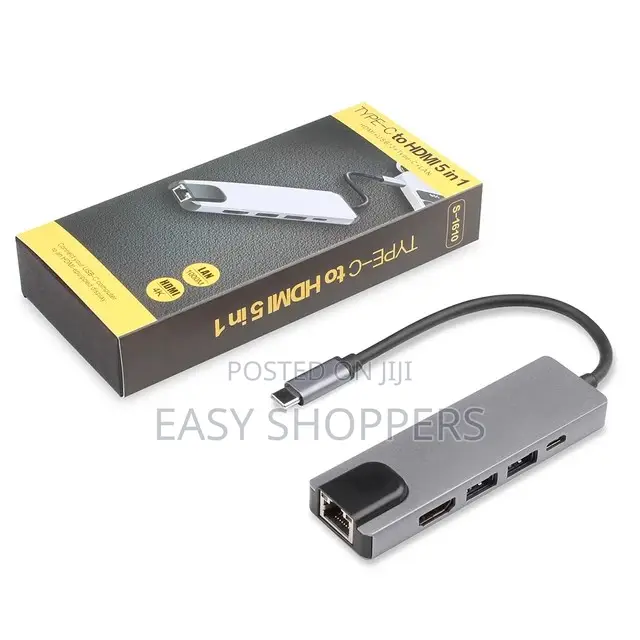 USB C to Gigabit Ethernet Rj45 Lan Adapter HDMI