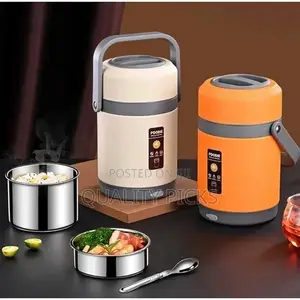 2 Litre Insulated Lunch Box Warmer Heat Boxes