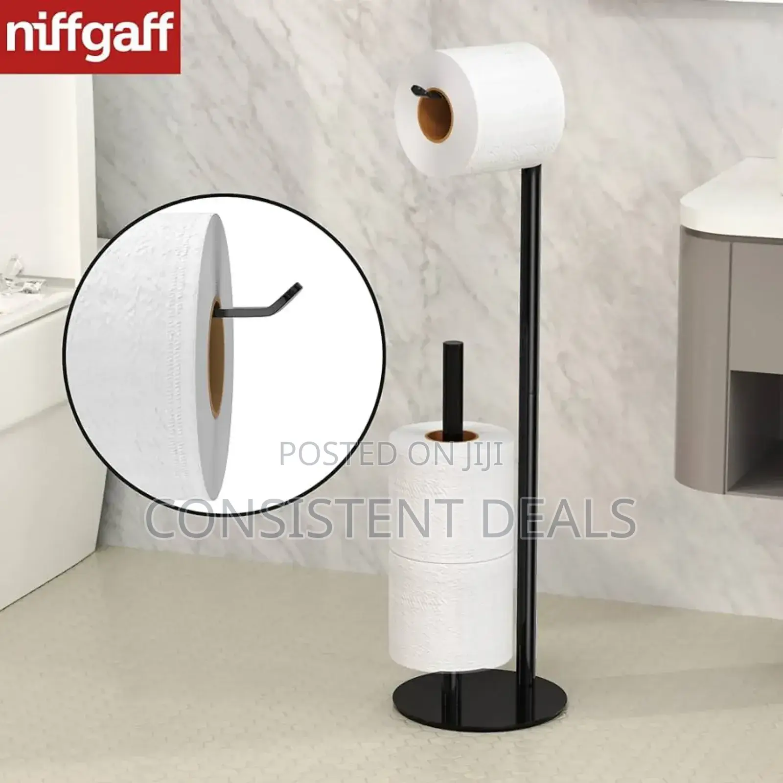 Toilet Paper Holder Stand Rack