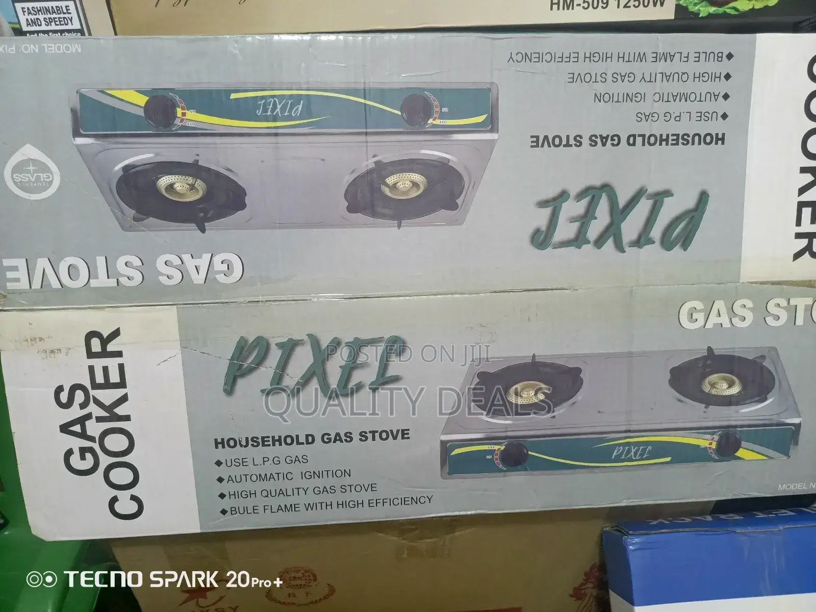 Pixel Double Gas Cooker/ Gas Stove