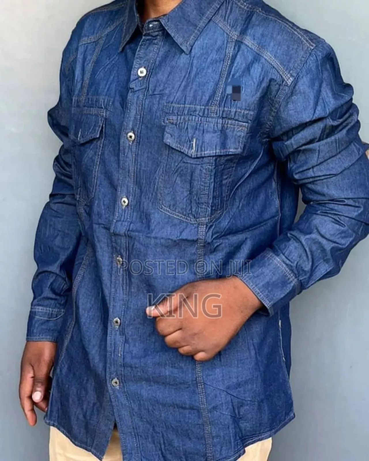 Fashionable Classic Jean Shirt