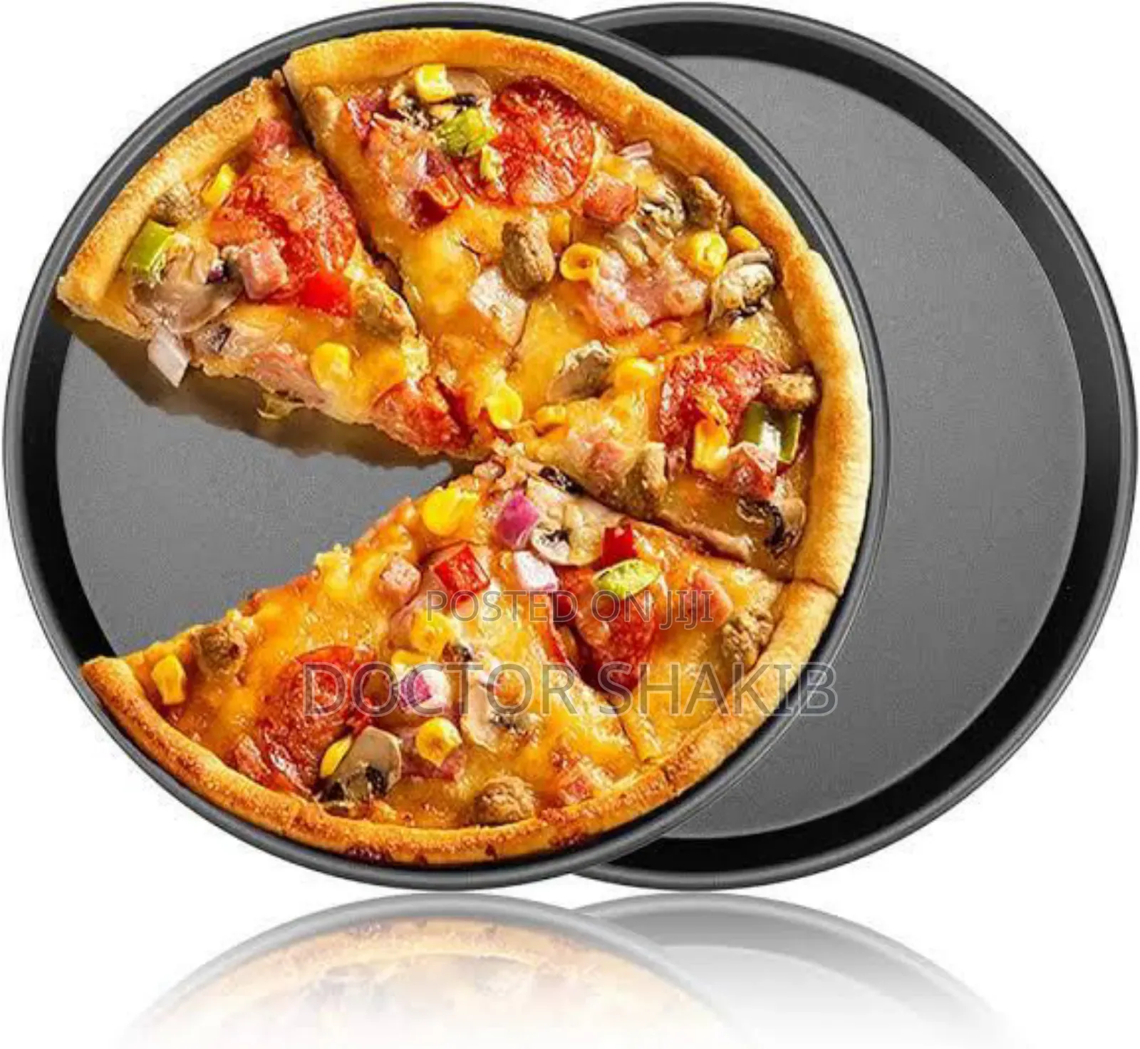 New Black Pizza Pans-12''