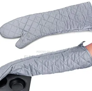 High Quality Long Pair of Oven Gloves