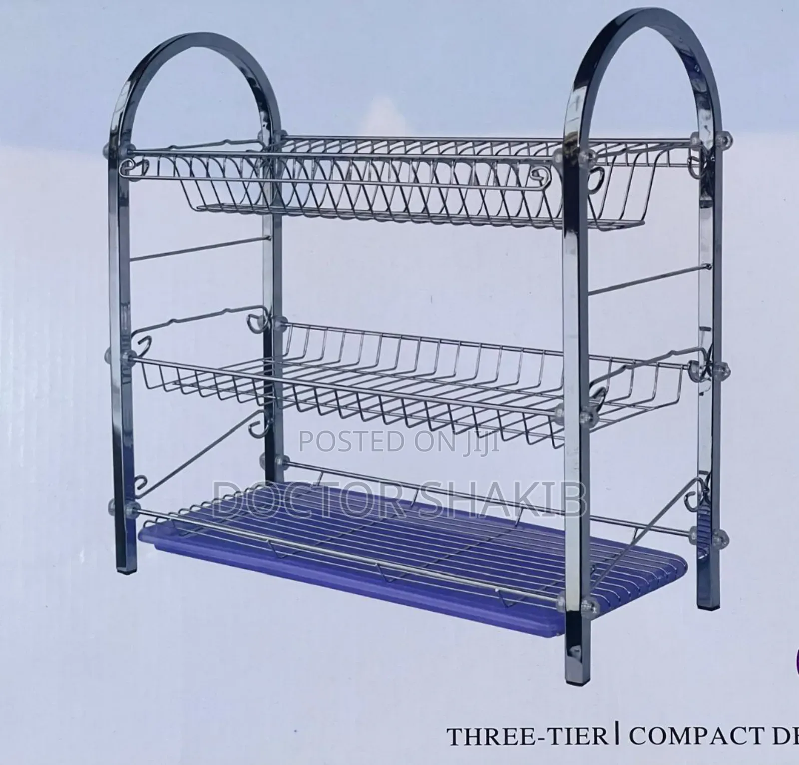 3-Tier Compacted New Dish Rack