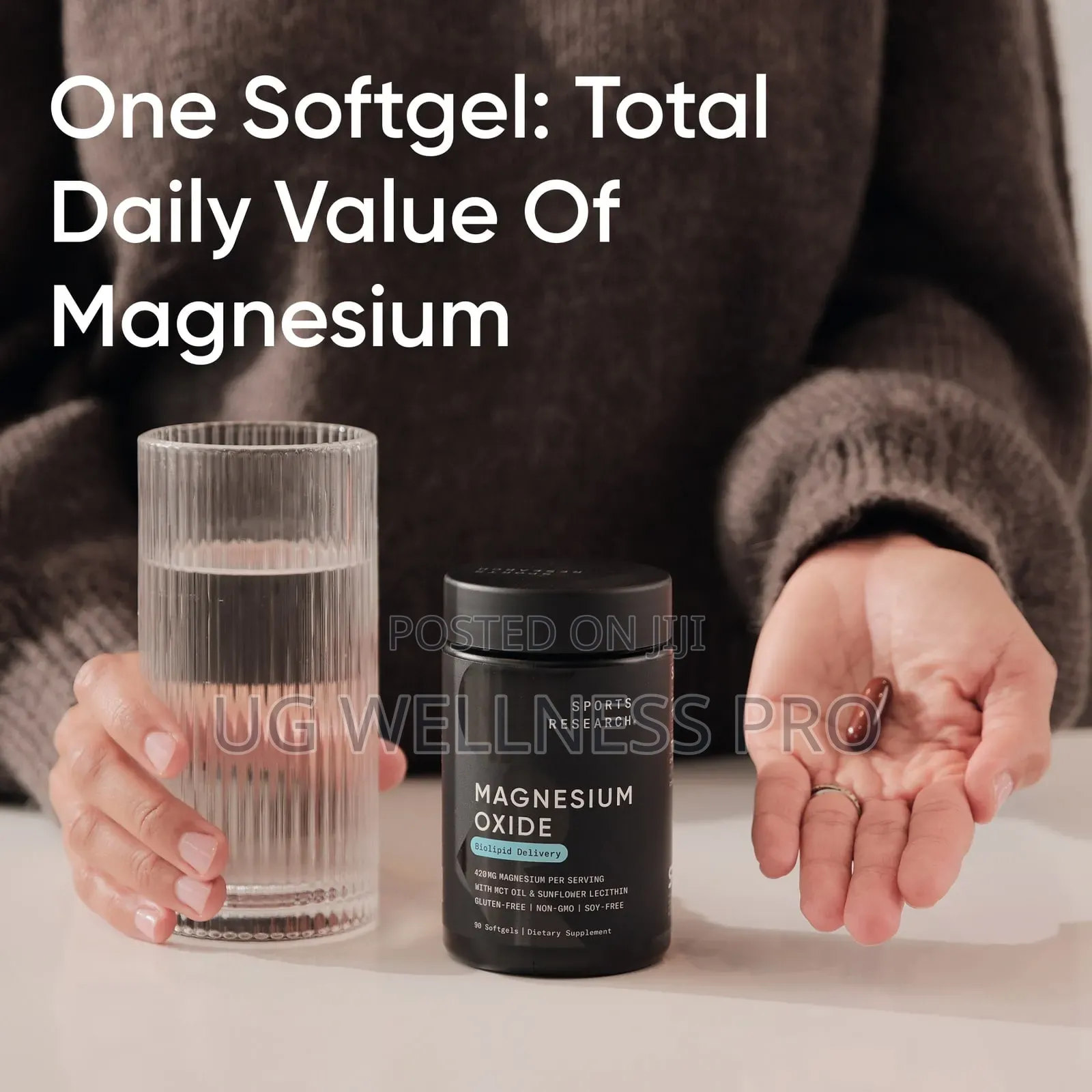 Sports Research, Magnesium Oxide, 420 Mg, 90 Softgels