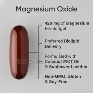 Sports Research, Magnesium Oxide, 420 Mg, 90 Softgels