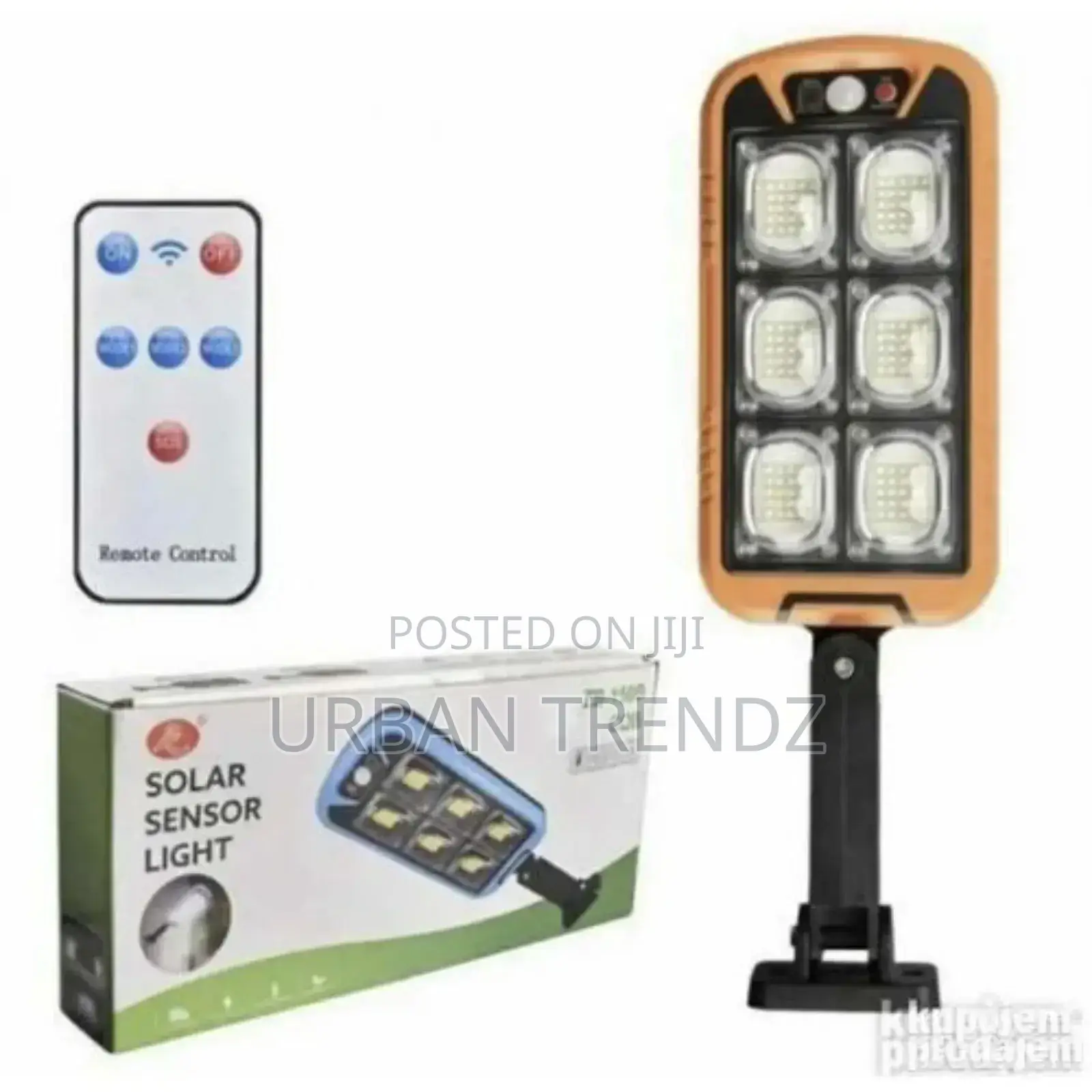 150W Wall Mounted Solar Sensor Light - Orange