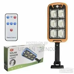150W Wall Mounted Solar Sensor Light - Orange